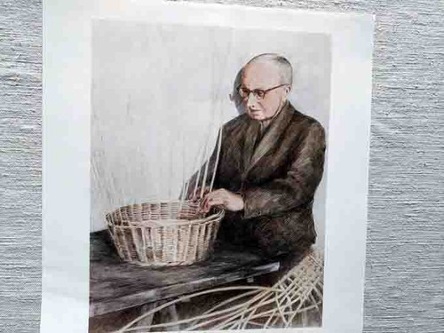 Kunstblatt korbmacher w - kunstblatt:,