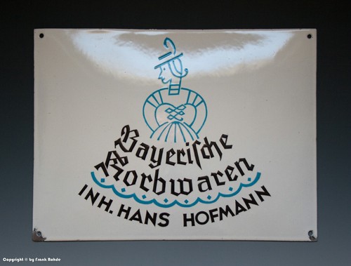 Altes emailschild bayerische - emailschild,