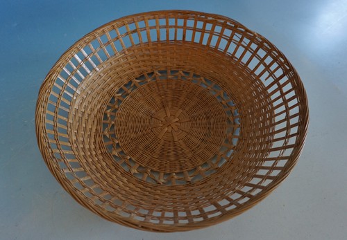 Vintage flechtkorb korb - vintage,