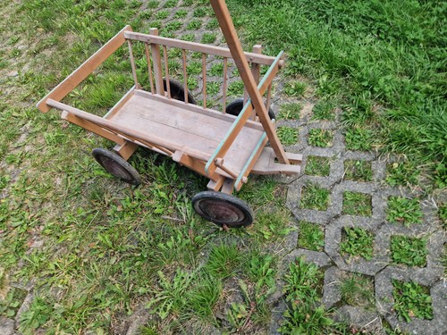 Alter handwagen bollerwagen - handwagen,