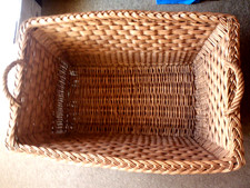 Alter Weidenkorb Wäschekorb-